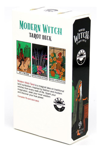 Deck Do Jogo De Cartas Modern Witch Tarot (versão Inglesa)