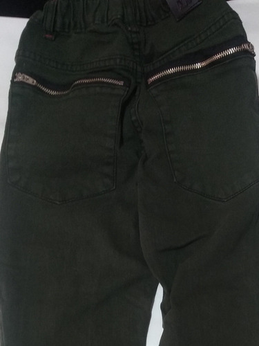 Pantalón Jean Advanced Talle 8. Cierre En Los Bolsillos.