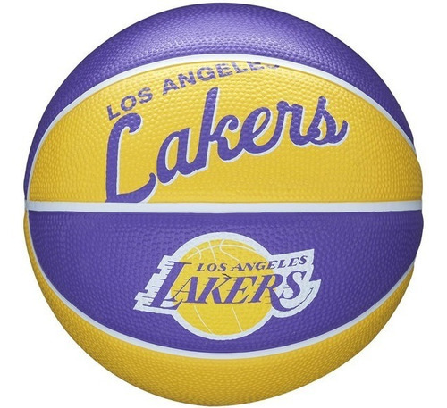 NBA Mini #3 Retro Teams Lakers Wilson Ball