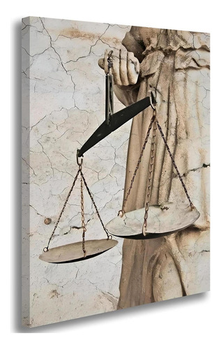Quadro Tela Grande Justiça Direito Advocacia Decoração Luxo