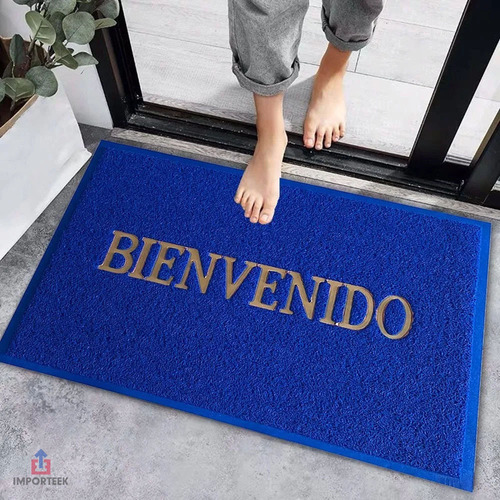 A Tapete Entrada Bienvenida Casa Oficina Atrapa Polvo Tierra