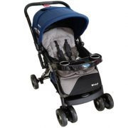 Coche Cuna De Paseo Bebe,reclinable,capota,reversible,canast