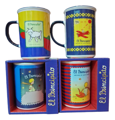Taza-tazon Alta Maki Porcelana Diseño Principito 350ml Color