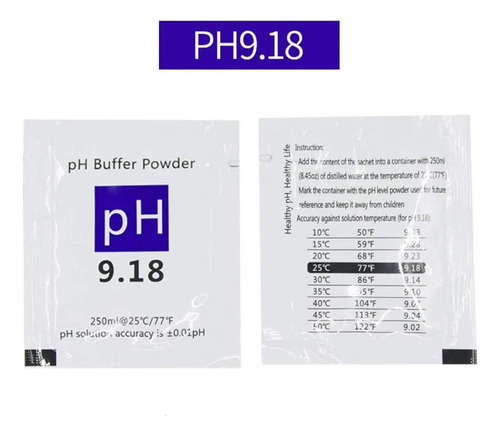 3x Solución Polvos Calibrador Medidor 250ml