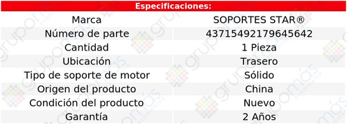 Soporte De Motor Trasero Soportes Star Model 734 1930