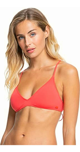 Roxy Top De Bikini Atlético Para Mujer Beach Classics,