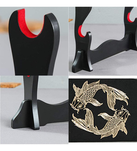 Soporte De Espada De Terciopelo Japonés Acolchado Katana