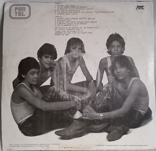 Jch- Menudo Musica Disco 1981 Lp (Usado)