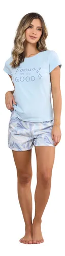 Pijama Short Para Mujer Ladypalm
