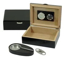 Comprar Kit Humidor Nuevo Para Habanos Con Higrómetro Cenicero Puros