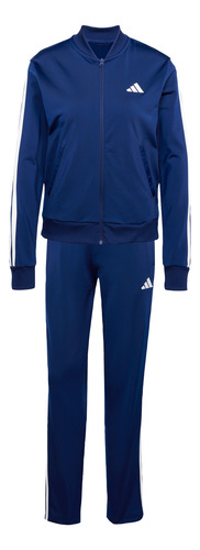 Conjunto adidas Casual Essentials Mujer Azul Jd5435