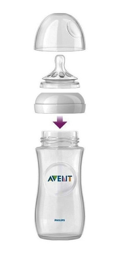 Mamadera Avent Philips 330ml Flujo Rápido S/bpa Natural Nnet