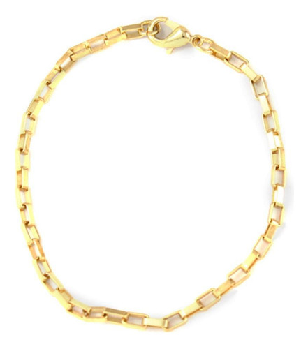 Pulseira Folheada A Ouro 18k Modelo Francesa