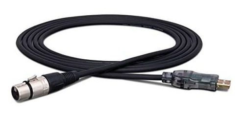 Interfaz Usb Tracklink Hosa Uxa-110 Xlr3f Tipo A, 10 Pies (