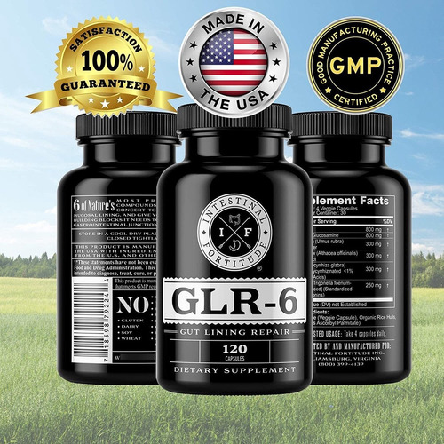 Intestinal Fortitude Glr-6 - Leaky Gut Repair Supplement - G