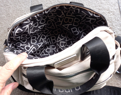 Cartera Bárbara Bags Cuero Ecológico 8 Bolsillos Impecable Crudo Liso Níquel Negro (Usado)
