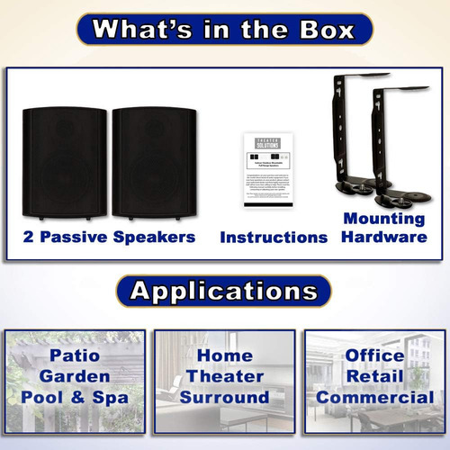 Theater Solutions Ts425odb Altavoces Para Interiores O Exter