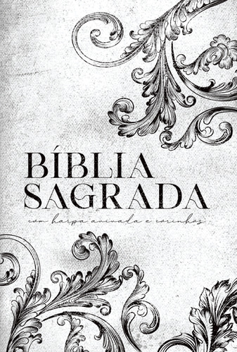 Bíblia Arc Ornamentos Branca - Letra Gigante: Com Harpa Avivada E Corinhos, De Maquinaria Sankto. Editorial Maquinaria Editorial, Capa Dura, Edição 1 Em Português, 2024