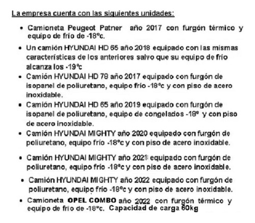 Imagen 9 de 9 de Transportes Refrigerados, Congelados Y Sin Frio