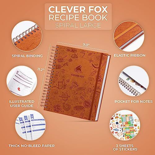 ¿libro De Recetas Clever Fox En Espiral? ¿haz Tu Propio Li