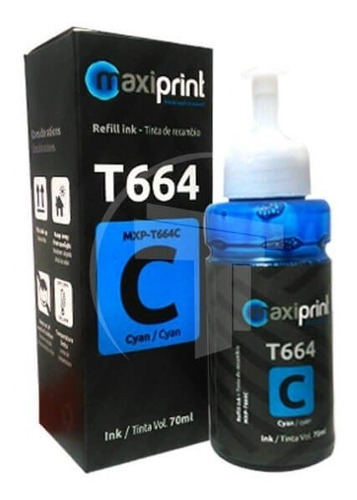 Tinta Para Epson 70 Ml  T664 L200 L110 L210 L355 L555