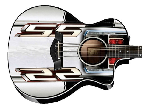 Skin Cgw Creativelab Camaro Ss Adesivo Guitarra Violao