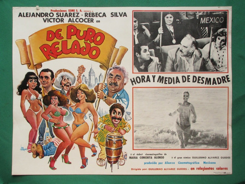 Rebeca Silva De Puro Relajo Sexy-comedia Orig Cartel Cine 1