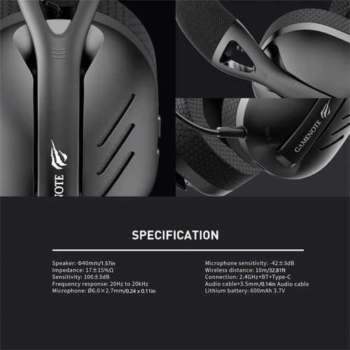 Havit, Auriculares Plegables Inalámbricos, Auriculares Supra