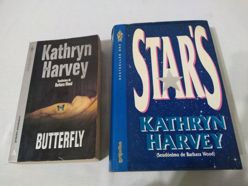 Butterfly Star's Kathryn Harvey Barbara Wood X2 Novelas Saga