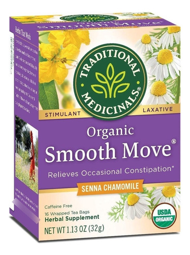 Te Organico Smooth Move Chamomile 16 Sobres Se