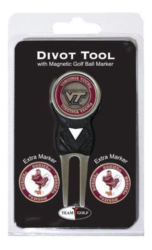 Set De Divot Tool Ncaa Con 3 Marcadores De Bola De Golf