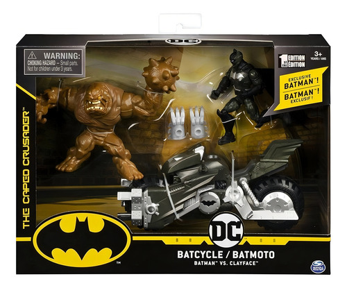 Figura Batman Batimoto Batman Vs Clayface Original Oficial