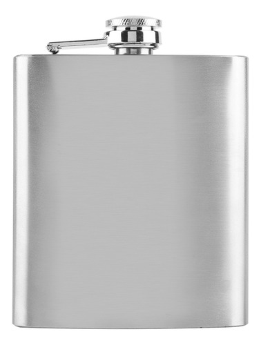 Botella De Alcohol De Bolsillo De Acero Inoxidable De 7 Oz P