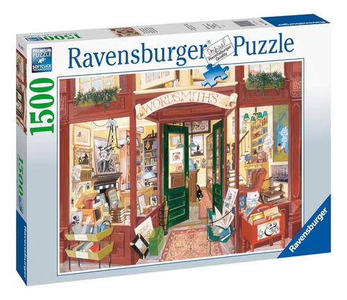 Rompecabezas Ravensburger 1500 Librería De Wordsmith Puzzle