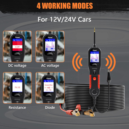 Kit Sonda De Circuito Probador Automotriz 12v 24v Herramient