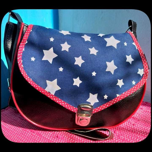 Cartera Bandolera Herrajes Correa Regulab Kawaii Pinup Muj 