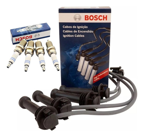 Kit Cables Y Bujias Bosch P/ Ford Escort 1.8 16v Zetec