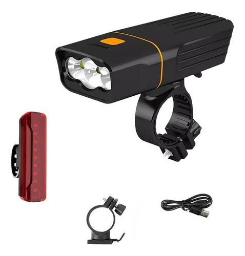 Set Luces Delantera Trasera Bicicleta Power Bank Ekipofertas