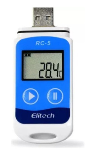 Termómetro Data Logger Elitech Rc-5 -30°c A 70°c