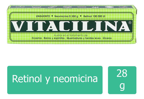 Vitacilina Ungüento Caja Con Tubo Con 28 G