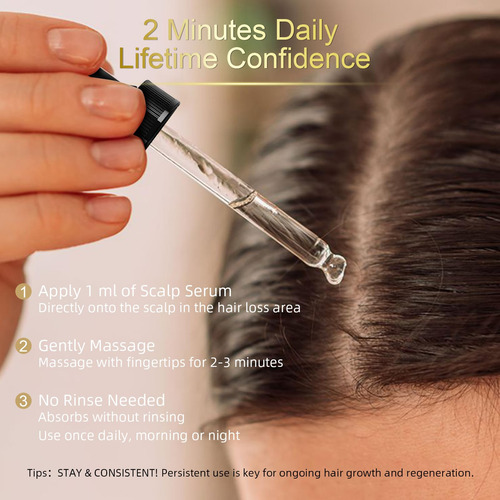 Sérum Para El Crecimiento Del Cabello Netyiyun Con 5% De Min