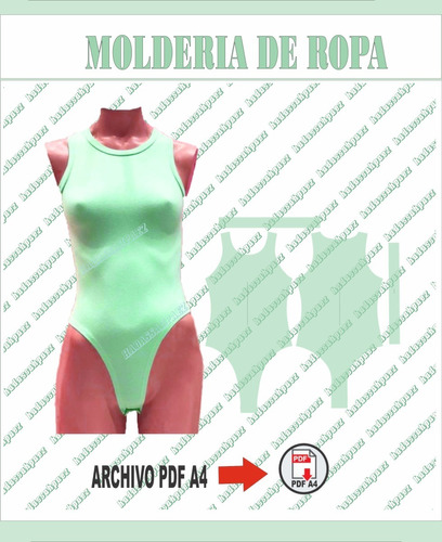  Molderia Imprimible En  Pdf A4 Bodys Musculosa