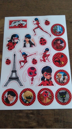Imagen 1 de 1 de 3 Planchas De Stickers A4  Especial Candy Bar Todos Personaj