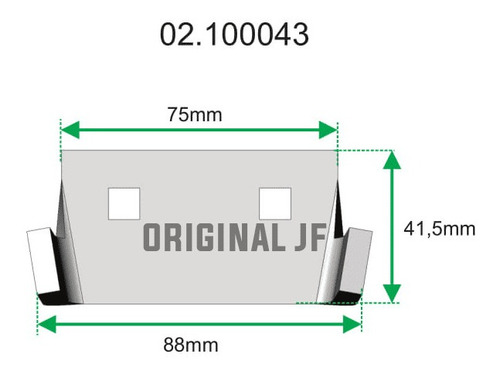 Contra Faca Do Desintegrador E Picador Jf 2d, Jf D250 E 30p