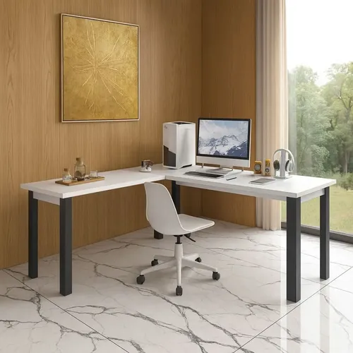 Escrivaninha Em L Mesa De Canto Vintage Home Office 150x150