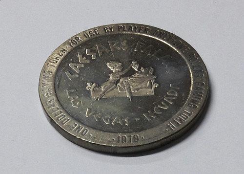 Token De Colección, Caesars, Palace . One Dollar. 1979. (Usado)