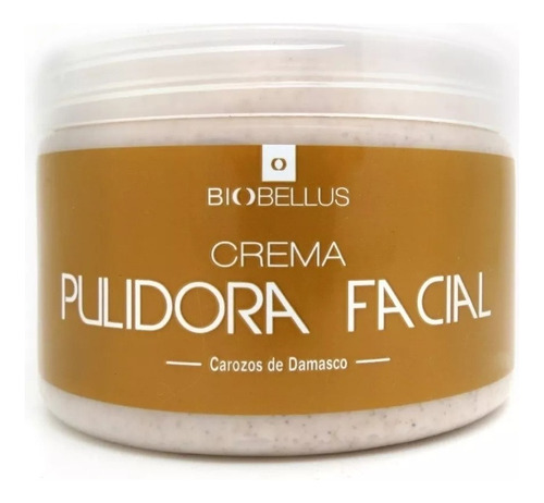  Crema Pulidora Facial Damasco Biobellus X500 Gramos