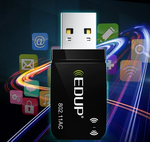 Tarjeta Red Wifi Pc Inalambrica Usb 3.0 Doble Banda 1300mbps