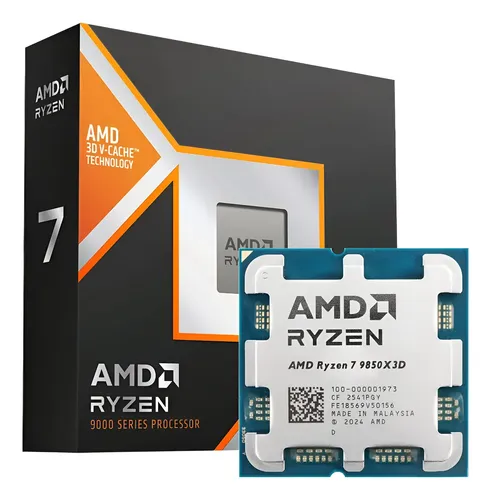 AMD Ryzen 7 9850X3D CPU 本体 Processador Amd Ryzen 7 9850x3d Am% 2,70 Ghz 8 Núcleos E 16