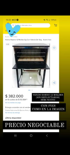 Horno Pizzero Precio Charlable